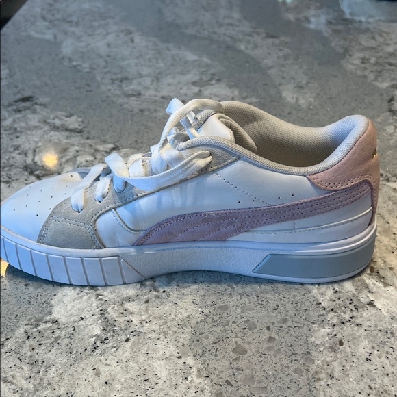 Puma Women's Puma Cali Star Lavender Fog White Sneakers Size 10 - Picture 10 of 13